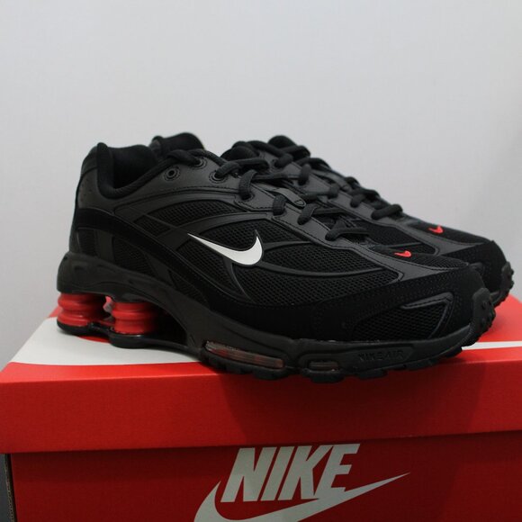 Nike Shox Ride 2 Black University Red Metallic Silver 9 II7635-001 - Picture 1 of 7